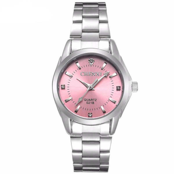 Women's Casual Silver Wrist Watch
