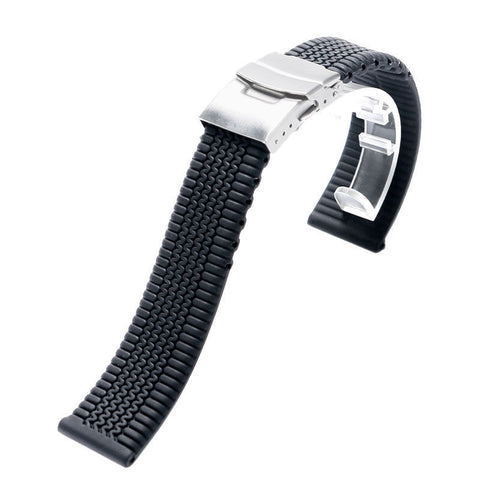 Luxury-Looking Silicone & Rubber Watch Strap