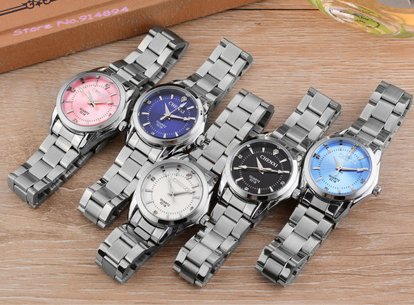 Women's Casual Silver Wrist Watch