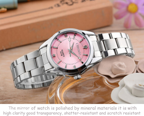 Women's Casual Silver Wrist Watch