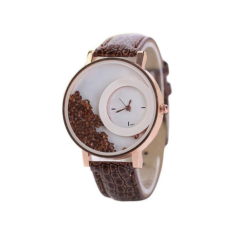 Women's Fashion Quicksand Wrist Watch